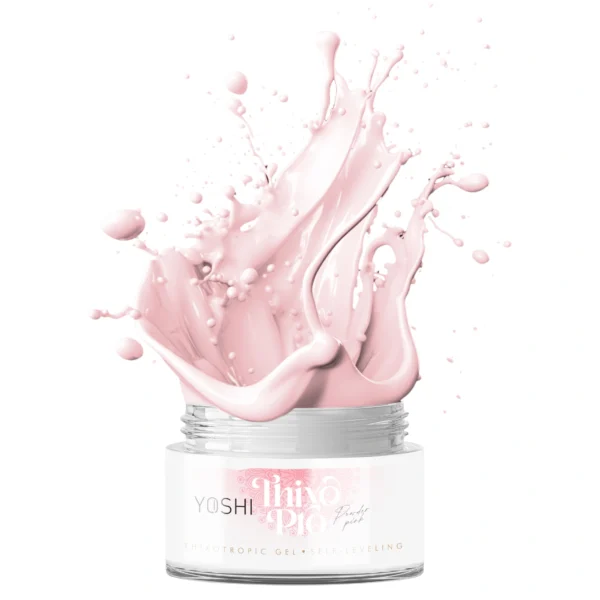 Thixo PRO Self-Leveling Gel UV LED Powder Pink 50 ml - Image 2
